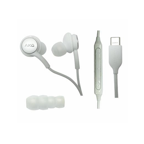Samsung Original Akg In-Ear Type C Headset Vit