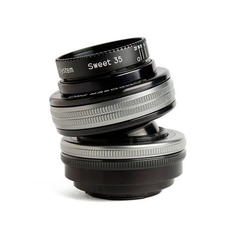 lensbaby composer pro ii med sweet 35 optic slr 4/3 0,19 m micro four thirds manuell 3,5 cm