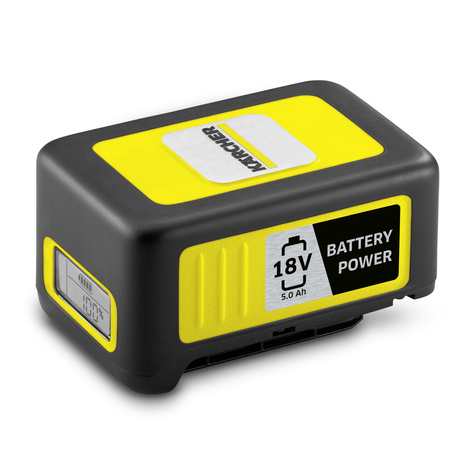kärcher 2.445-035.0 batteri/batteri litium-ion (li-ion) 4,8 ah 18 v kärcher svart gul
