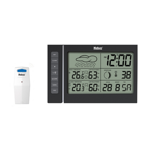mebus 40345 svart termometer för inomhusbruk termometer för utomhusbruk f,°c 180 mm 22 mm 110 mm