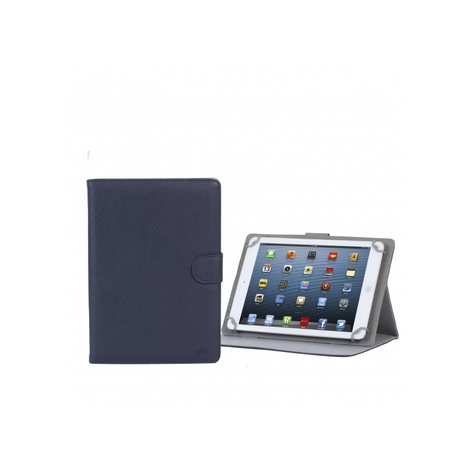 Rivacase 3017 Folio Universal Apple Ipad Air Samsung Galaxy Tab 3 10.1 Galaxy Note 10.1 Acer Iconia Tab 10.1 Asus... 25,6 Cm (10,1 Tum) 367 G Blå
