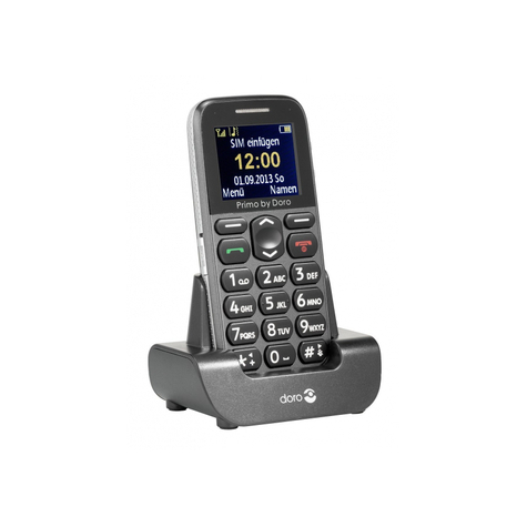 Doro Primo 215 Bar Single Sim 4,32 Cm (1,7 Tum) Bluetooth 1000 Mah Grå