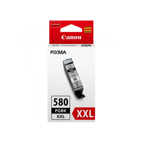 Canon Pgi-580pgbk Xxl Original Pigmentbaserat Bläck Svart Canon Pixma Ts6150 Pixma Tr7550 Pixma Ts8151 Pixma Ts9150 Pixma Ts6151 Pixma Ts8150 Pixma Ts8152 Pixma... 25,7 Ml