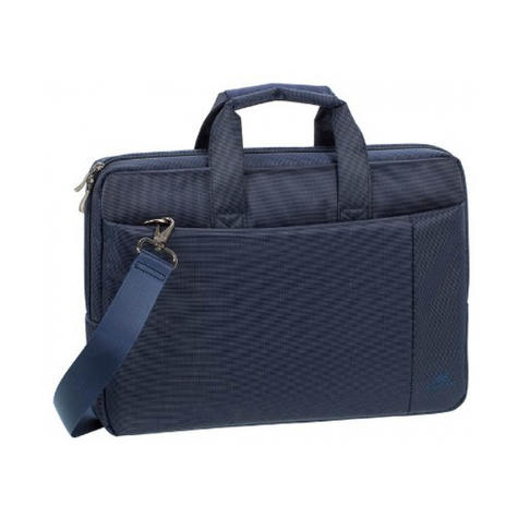 Rivacase 8231 - Briefcase - 39.6 Cm (15.6 Inch) - Shoulder Strap - 580 G - Blue