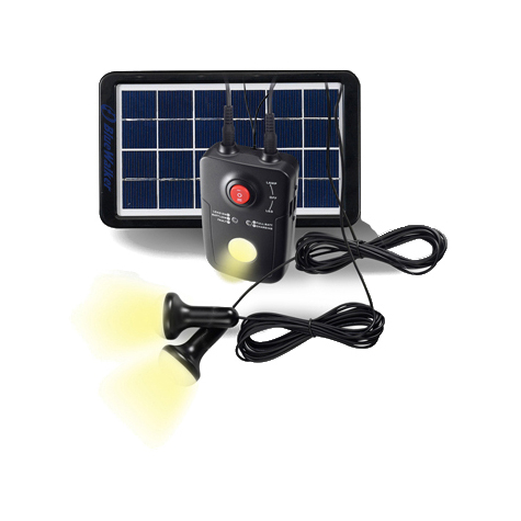 Bluewalker Solar Powerbank Externt Batteripaket Sol/Usb 4400 Mah