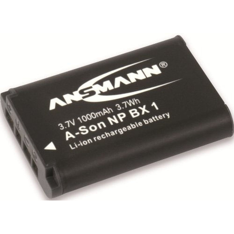 Ansmann 1400-0041 Litium-Ion (Li-Ion) 1000 Mah Kamera Sony Dsc-Rx1 Dsc-Rx100 Hdras15 3,7 V 1 St.