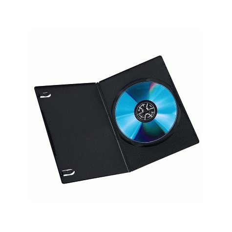 Hama Dvd Slim Box 10 - Black - 1 Discs - Black