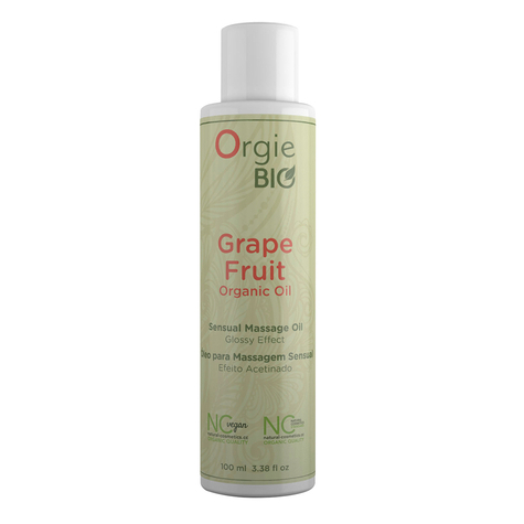 Orgie Organic Grapefruit Organic Oil 100ml Disk Top