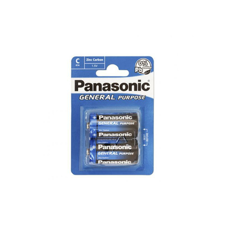 Batteri Panasonic Baby R14 (2 Blist. Ve) C