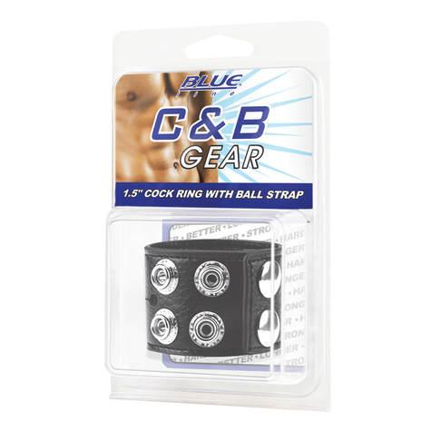 Blue Line C&B Gear 1.5' Cock Ring Med Bollband