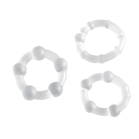 Pro Rings Set Med 3 Transparenta Ringar