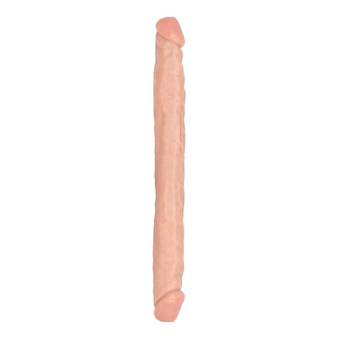 Dubbel Konstgjord Penis Naturlig, 45cm