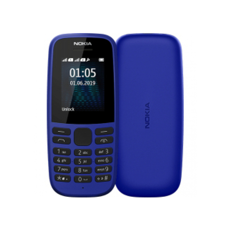 Nokia 105 Dual-Sim (2019) Blå