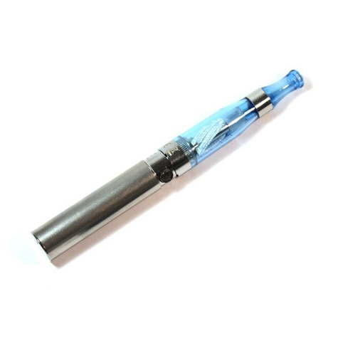 Ttzig E-Cigarett Proset Clearomizer Starter Kit (Blå + Chrome Handle)