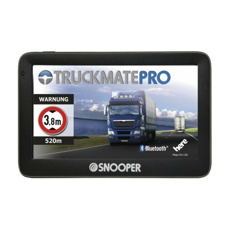 snooper truckmate pro s5100 navigationssystem för lastbilar