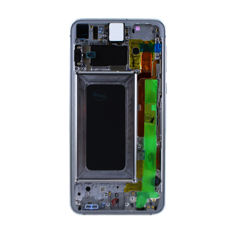 Samsung Gh82 18852b Lcd Komplett Uppsättning Galaxy S10e Vit Pekskärm Display