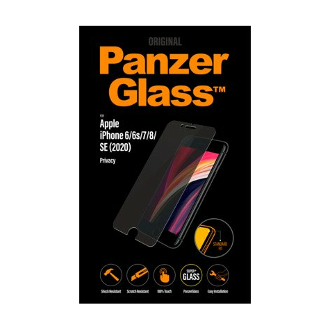 Panzerglass Apple Iphone 6/6s/7/8/Se (2020) Privacy Standard Passform