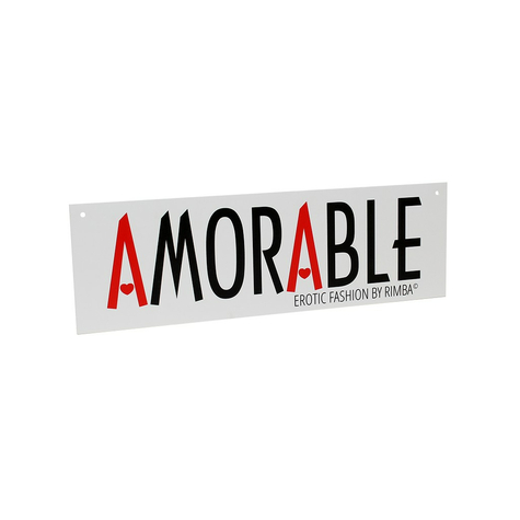 Amorable By Rimba Skylt Amorable By Rimba Vit