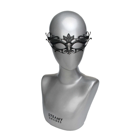 Steamy Shades Mannequin Head Silver