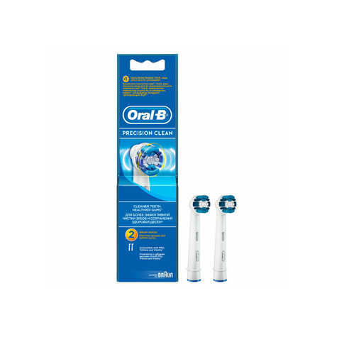 Oral-B Precision Clean Ersättningsborstar Eb20-2 (2 St.)