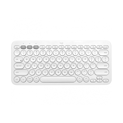 Logitech Keyboard K380 Bluetooth Med Flera Enheter, Vitt