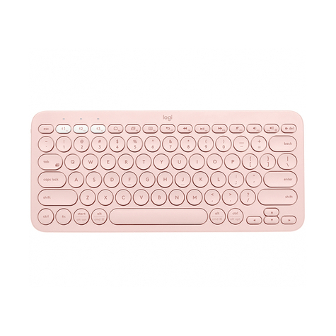 Logitech Keyboard K380 Multi-Device Bluetooth, Rosa