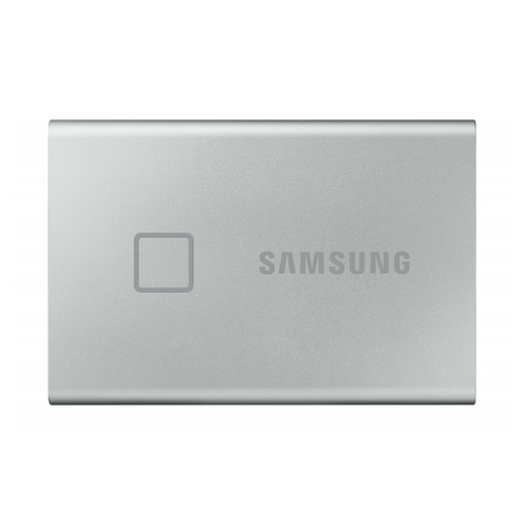 Samsung Portable Ssd T7 Touch 500 Gb Silver Mu-Pc500s/Ww