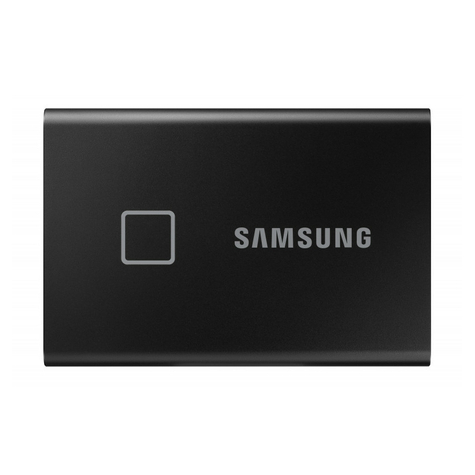 Samsung Portable Ssd T7 Touch 1 Tb Svart Mu-Pc1t0k/Ww