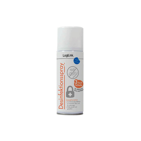 Logilink Desinfektionsmedel Spray F Flhen 200ml (Rp0018)