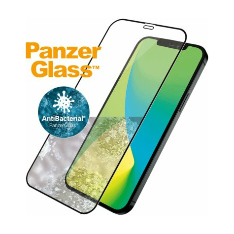 Panzerglass Apple Iphone 12 Fall Vänliga Antibakteriella E-To-E, Svart