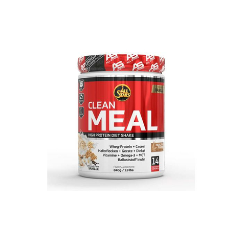 All Stars Clean Meal Högprotein-Diet Shake, 840 G Dos