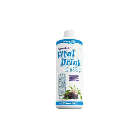 best body nutrition essential vitaldrink, 1000 ml flaska