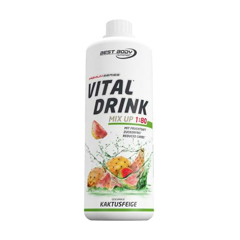 best body nutrition vital drink, 1000 ml flaska