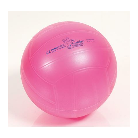 Togu Colibri Supersoft Volleyboll, Gul/Gr/Pink