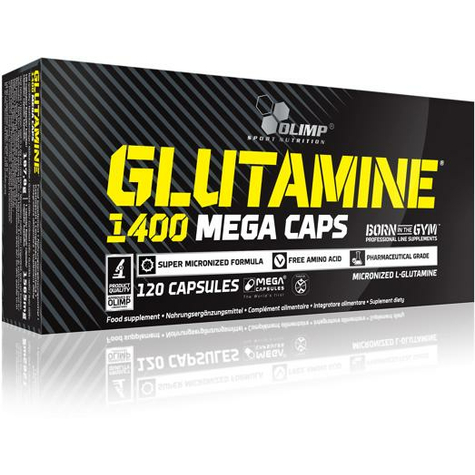 Olimp L-Glutamin 1400 Mega Caps, 120 Kapslar
