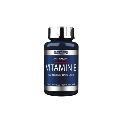 Scitec Essentials Vitamin E, 100 Kapslar Kan