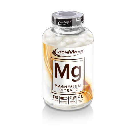 Ironmaxx Mg-Magnesium, 130 Kapslar Kan
