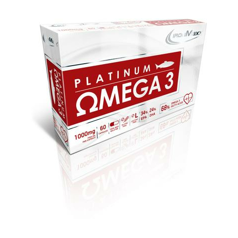 Ironmaxx Platinum Omega 3, 60 Kapslar Pack