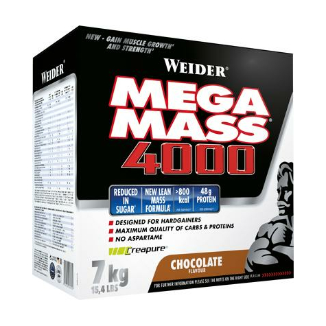 Joe Weider Mega Mass 4000, 7000 G Kartong
