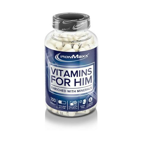 Ironmaxx Vitaminer För Honom, 100 Tricaps Dos