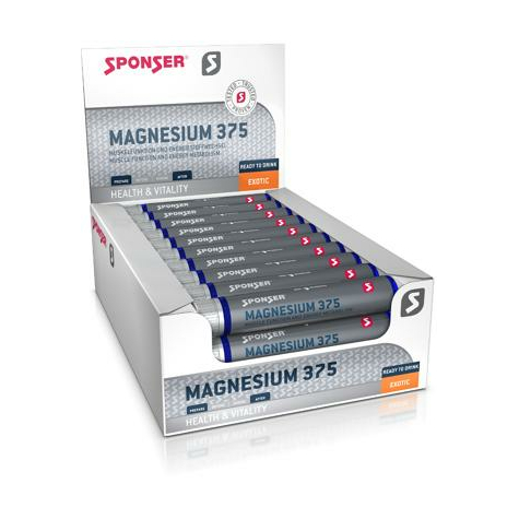 Sponser Magnesium 375, 30 X 25ml Ampull, Exotisk