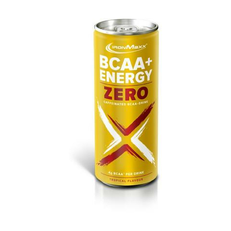 Ironmaxx Bcaa + Energy Drink Zero, 24 X 330 Ml Burk (Depåvara)