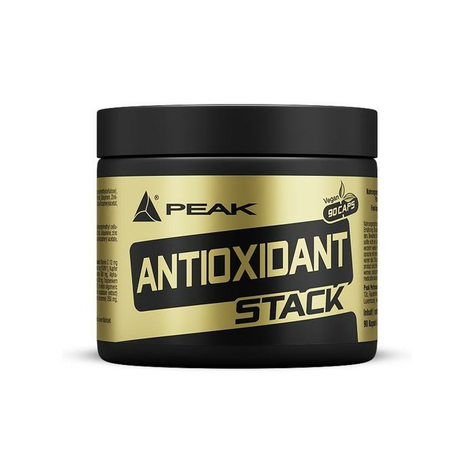Peak Performance Antioxidant Stack, 90 Kapslar Dos