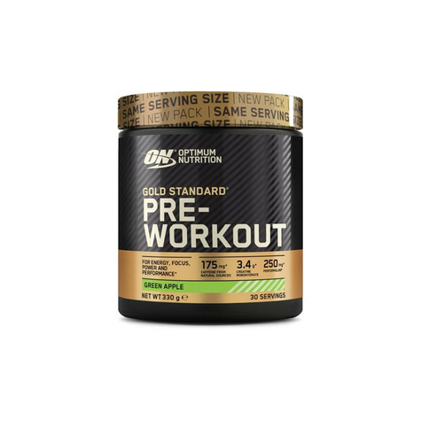 Optimum Nutrition Gold Standard Pre Workout, 330 G Burk, Grönt Äpple