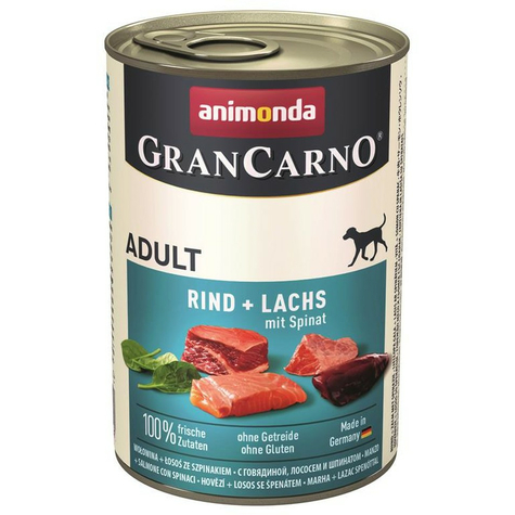 Animonda Dog Grancarno,Grancarno Ri-Salmon Spinat400gd