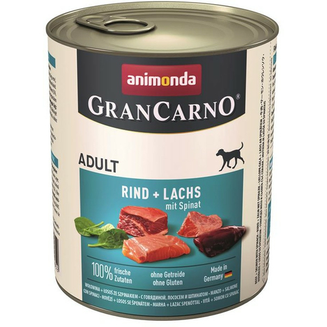 Animonda Hund Grancarno,Grancarno Ri Lax Spinat800gd