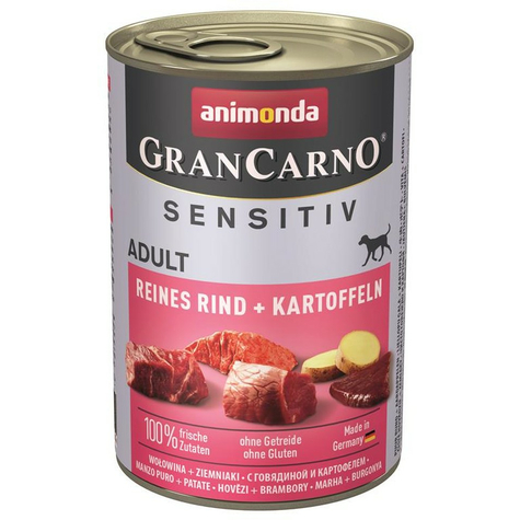 Animonda Dog Grancarno Sensitive,Carno Sensi Nötkött+Potatis 400gd