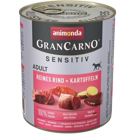 Animonda Dog Grancarno Sensitive,Carno Sensi Nötkött+Potatis 800gd