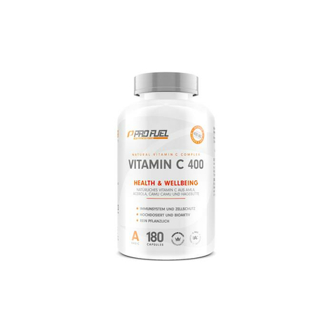 Profuel Vitamin C 400 Komplex, 180 Kapslar Kan