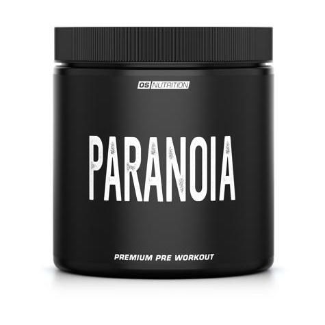 os nutrition paranoia premium pre workout, 320 g burk, strawberry-kiwi